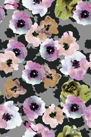 几何组合印花华亿平台图片