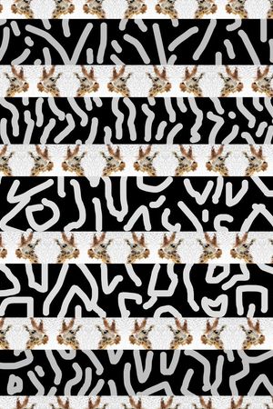 鹿头印花华亿平台图片