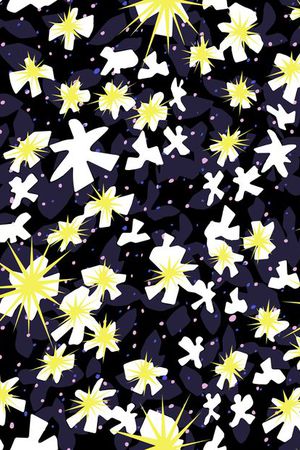 炫彩星空印花华亿平台图片