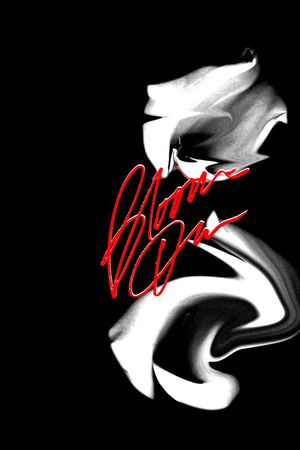 黑白植物印花华亿平台图片