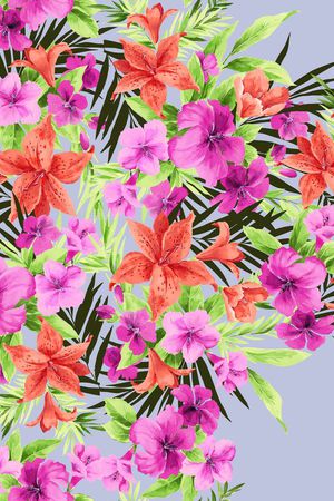 植物印花华亿平台图片