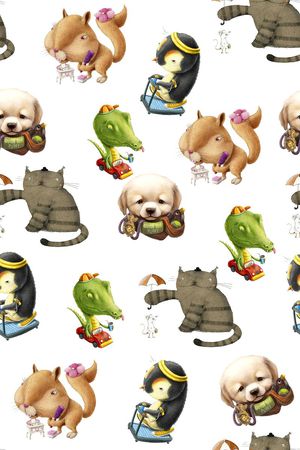 卡通猫鼠够印花华亿平台图片