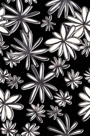 风格化花卉印花华亿平台图片