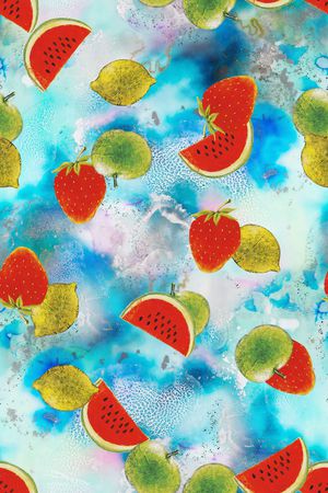 水果印花华亿平台图片