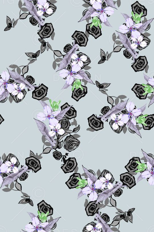 不规则几何印花华亿平台图片