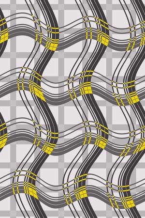 不规则几何印花华亿平台图片