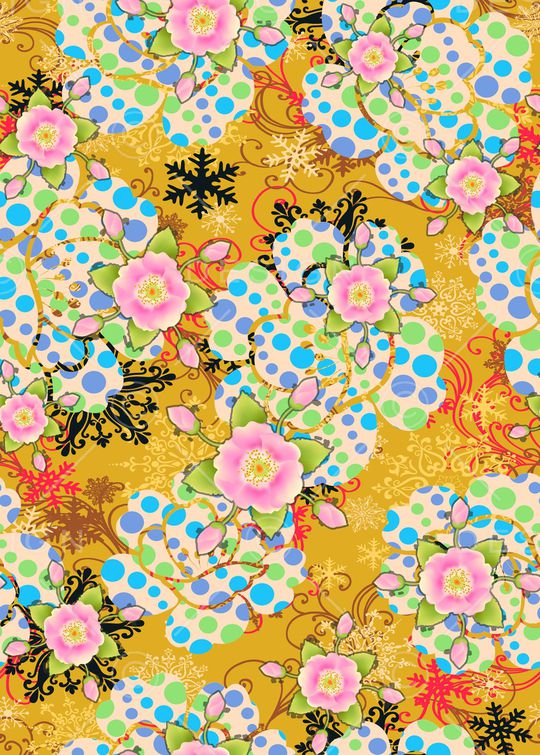 花朵印花华亿平台图片