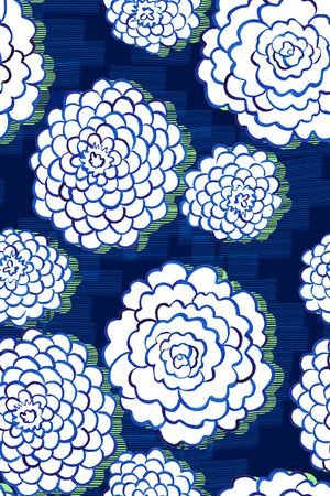 手绘笔触印花华亿平台图片