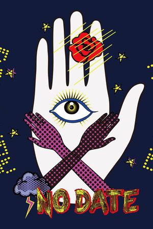 眼睛印花华亿平台图片