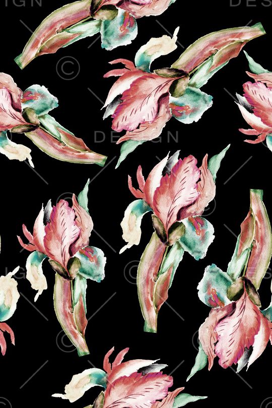 手绘印花华亿平台图片