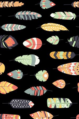 羽毛印花华亿平台图片