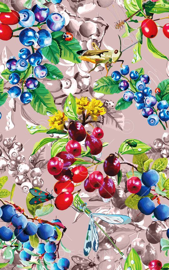 水果印花华亿平台图片