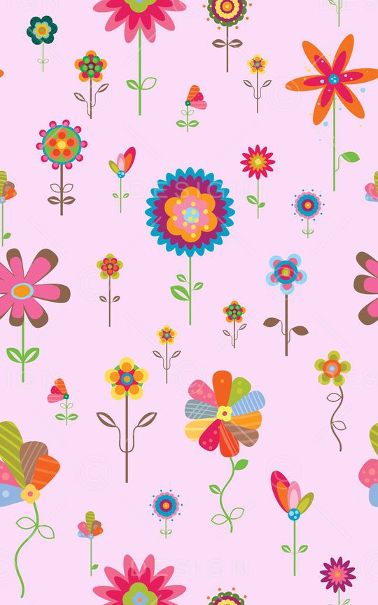 抽象花卉印花华亿平台图片