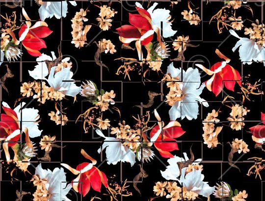 线条印花华亿平台图片