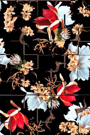 线条印花华亿平台图片