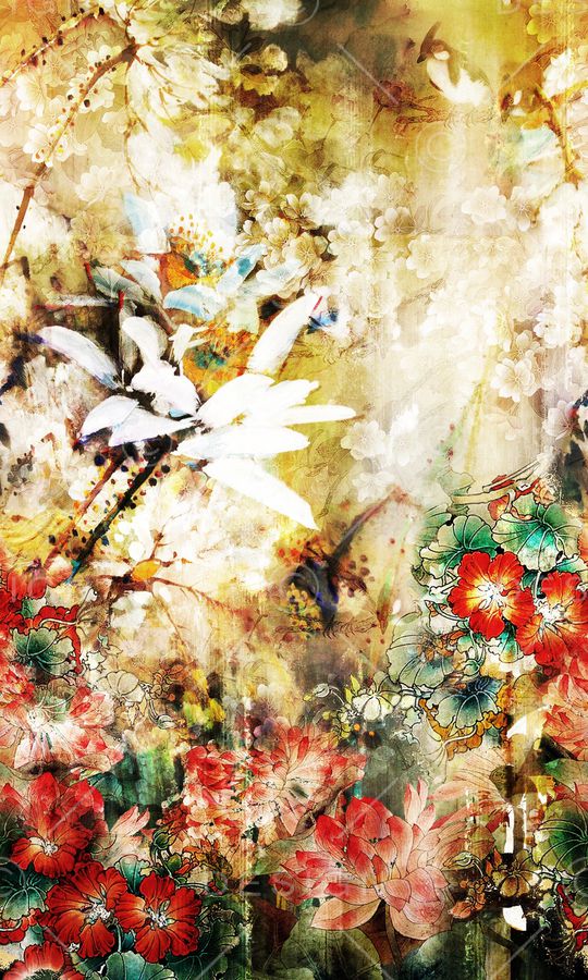 中国风印花华亿平台图片