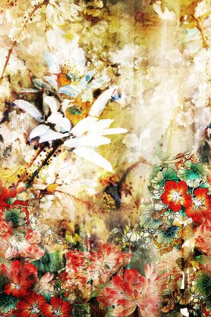 中国风印花华亿平台图片