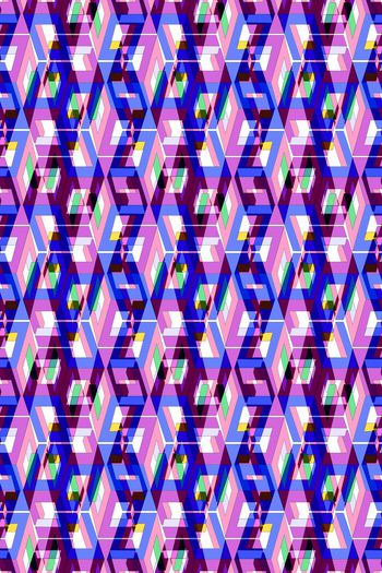 718949-立体空间几何撞色