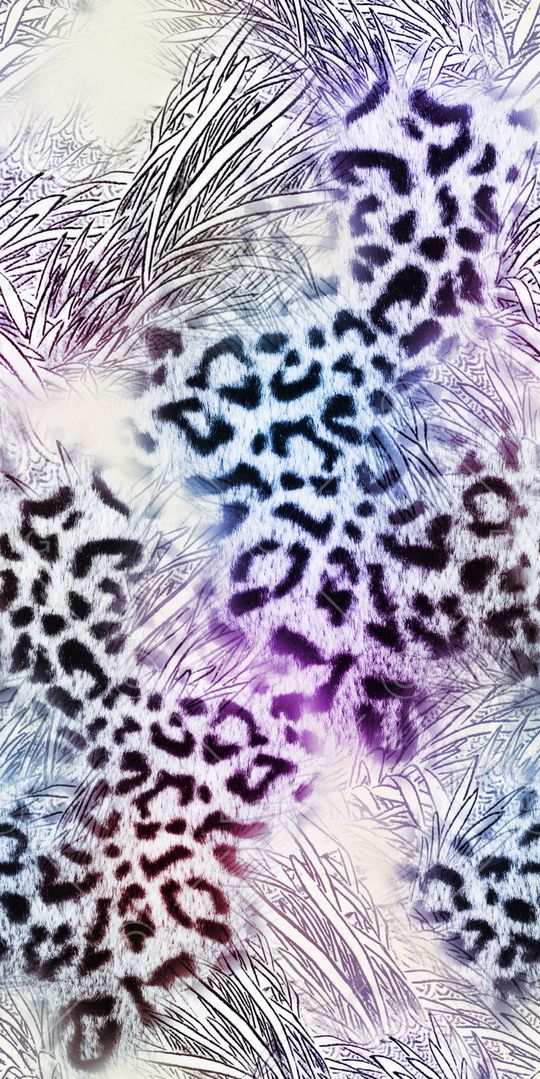 豹纹印花华亿平台图片