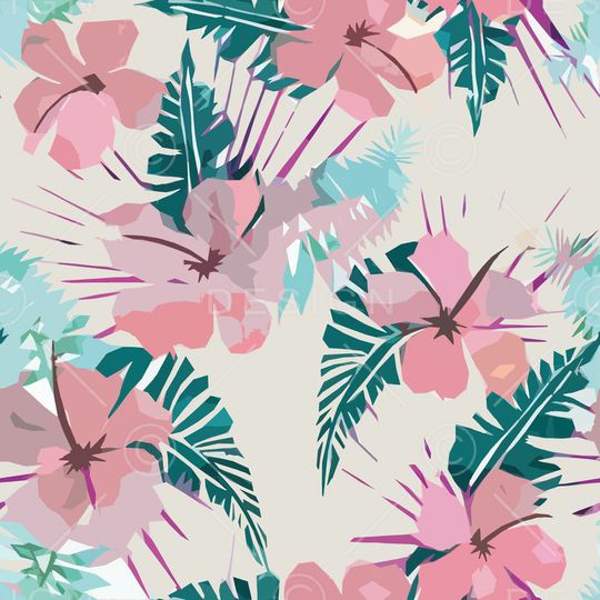 不规则几何印花华亿平台图片