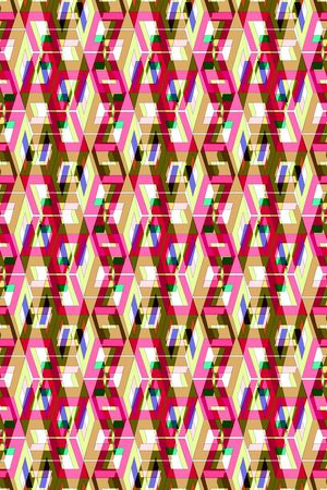 小方块印花华亿平台图片