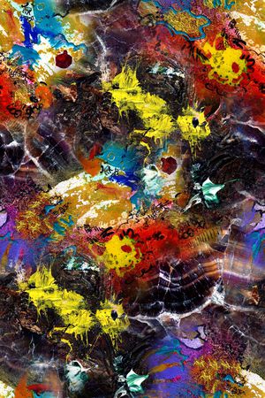 抽象印花华亿平台图片