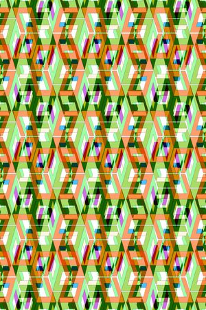 小方块印花华亿平台图片