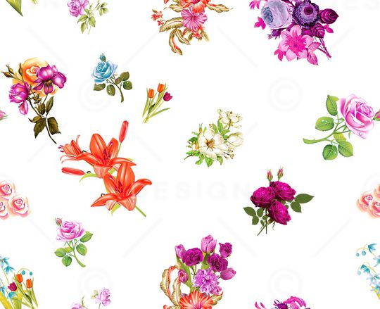 郁金香印花华亿平台图片