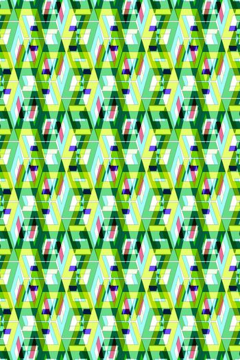 719034-立体空间几何撞色