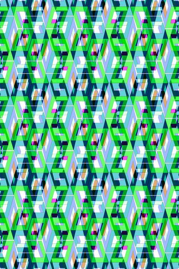 719041-立体空间几何撞色