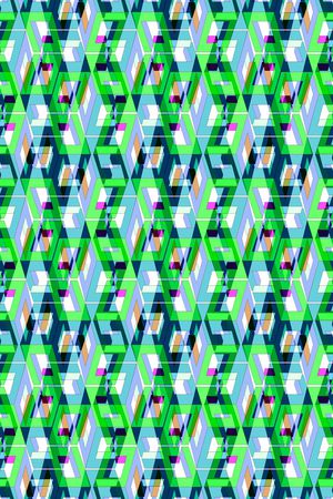 小方块印花华亿平台图片