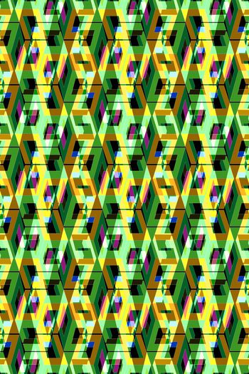 719114-立体空间几何撞色