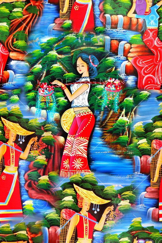 民族风印花华亿平台图片