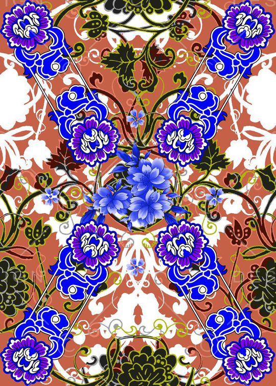 花朵印花华亿平台图片