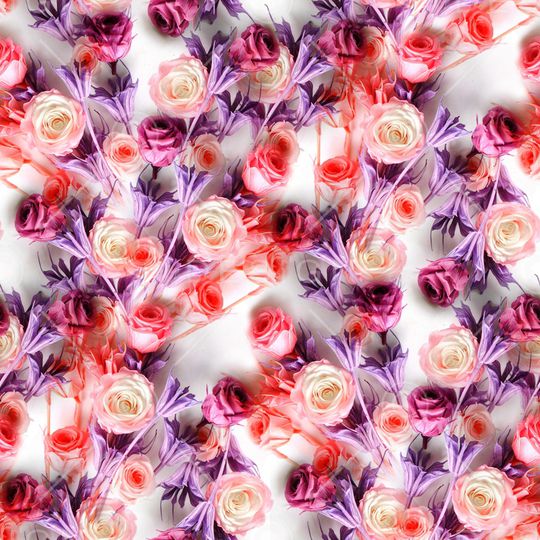 乱花印花华亿平台图片