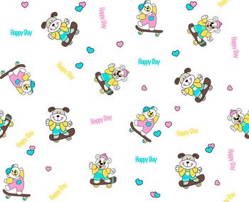 小熊印花华亿平台图片