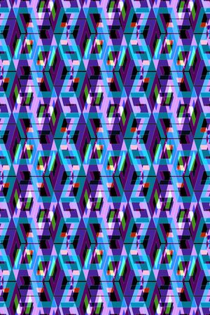 小方块印花华亿平台图片