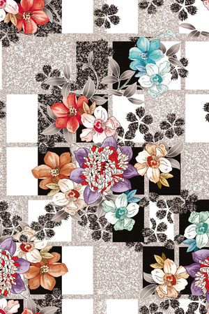 几何印花华亿平台图片