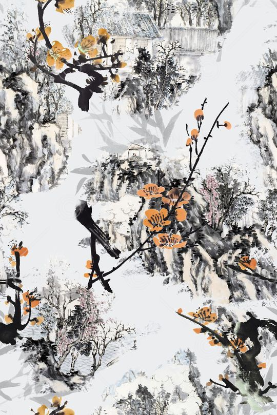 素雅印花华亿平台图片