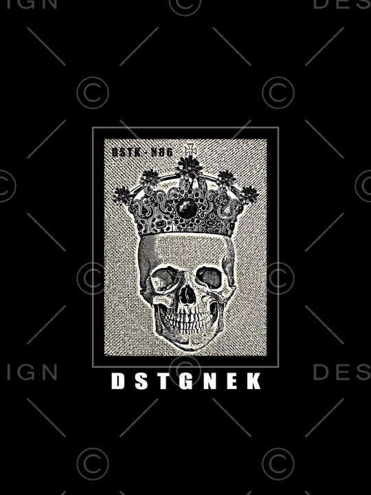 骷髅头印花华亿平台图片