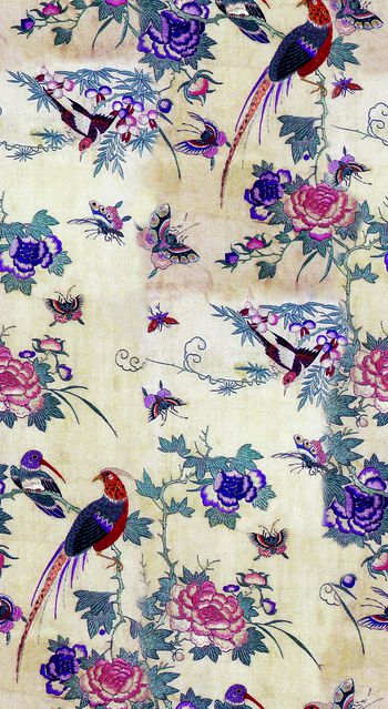 牡丹印花华亿平台图片