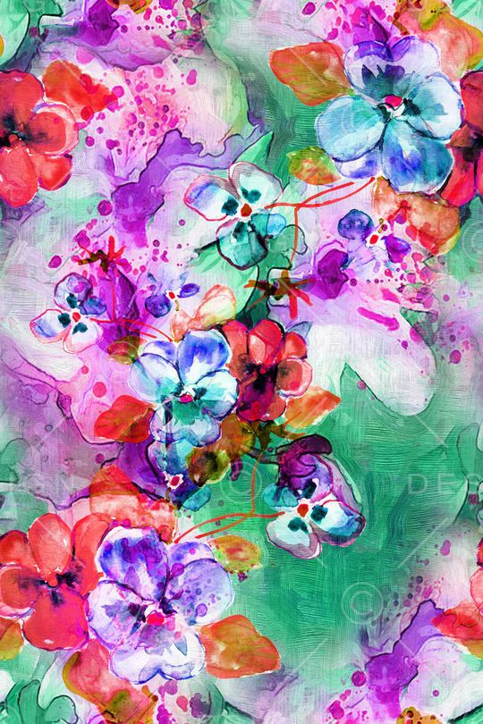 田园风印花华亿平台图片