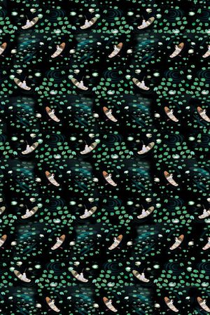 荷花印花华亿平台图片