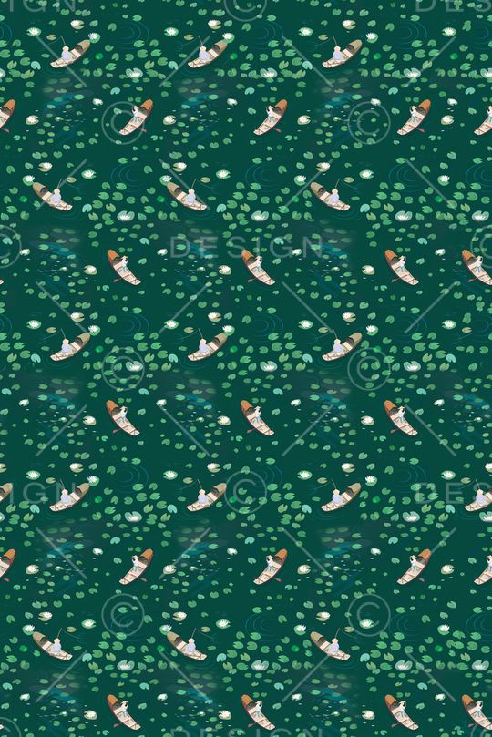 荷花印花华亿平台图片