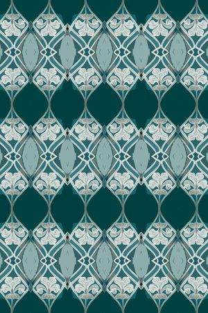 几何炫彩印花华亿平台图片