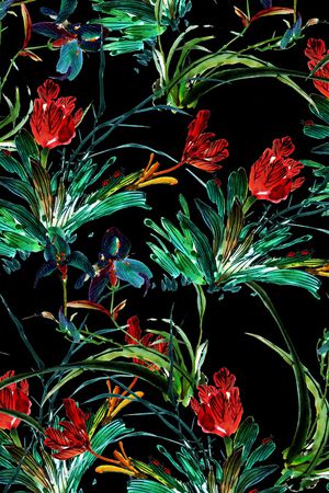 乱花印花华亿平台图片