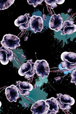 乱花印花华亿平台图片