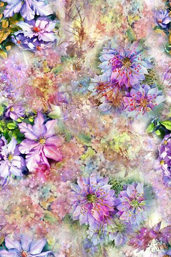 花朵印花华亿平台图片