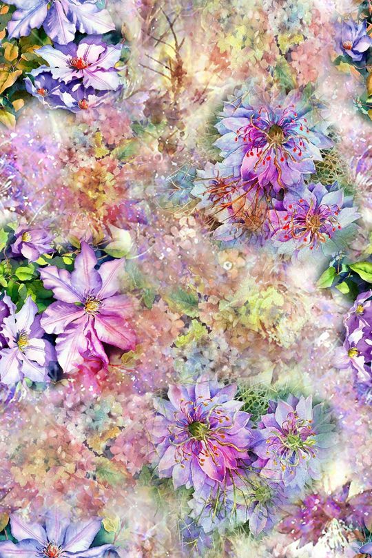 花朵印花华亿平台图片