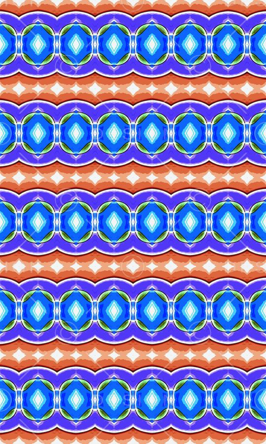 几何炫彩印花华亿平台图片